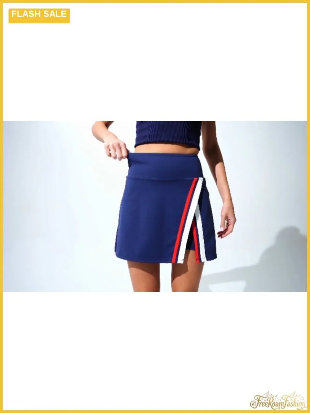High Waisted Tennis Skort with Shorts, Pockets